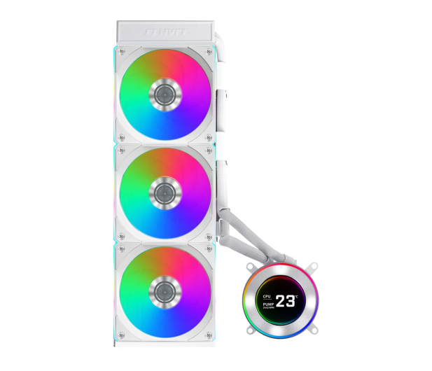 Lian Li HydroShift II LCD-C 360CL ARGB White 3x120mm - 1486794 - zdjęcie 2